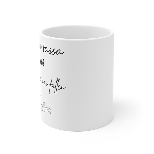 Tassa "Aquesta tassa vaig explicar instints que mai fallin"