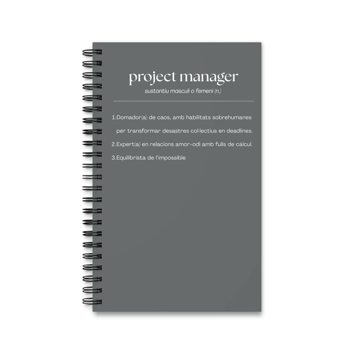 Llibreta "Project Manager"