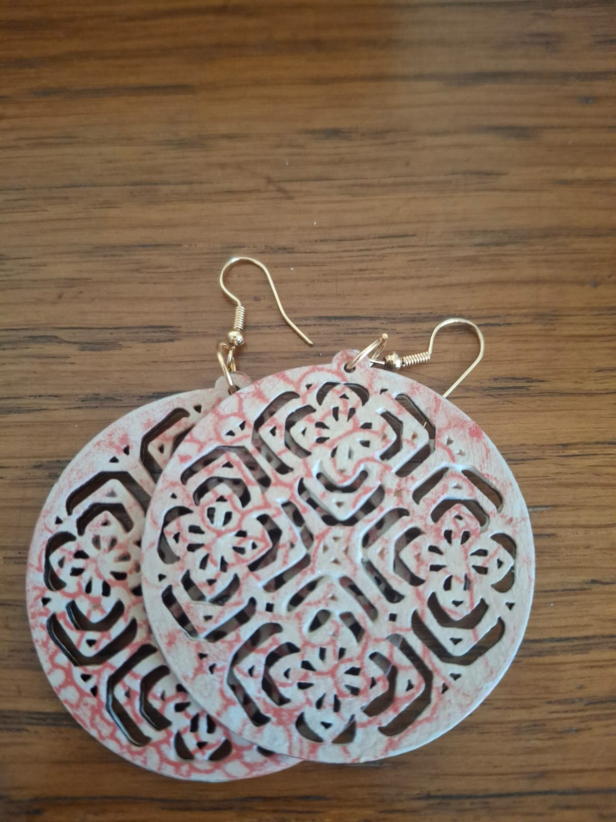 Arracades Mandala Rosa