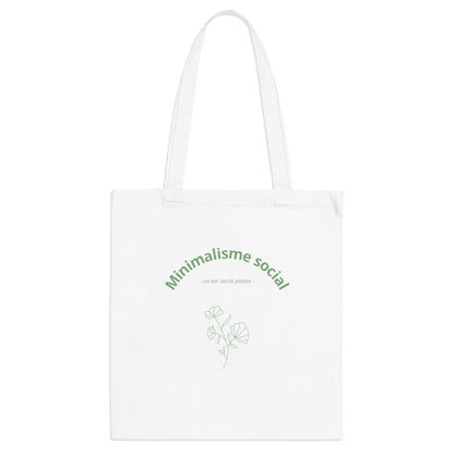 Tot bag "Minimalisme social"