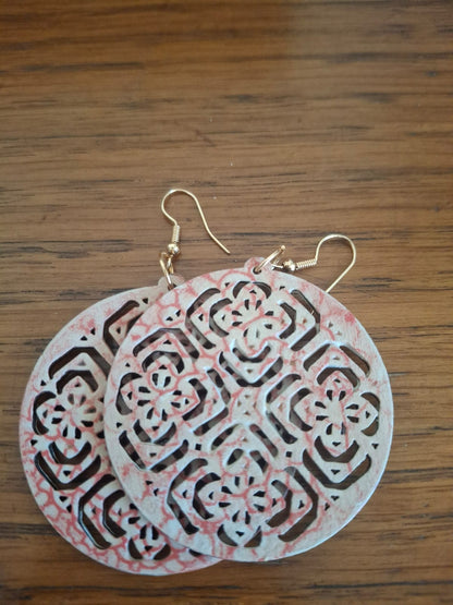 Arracades Mandala Rosa